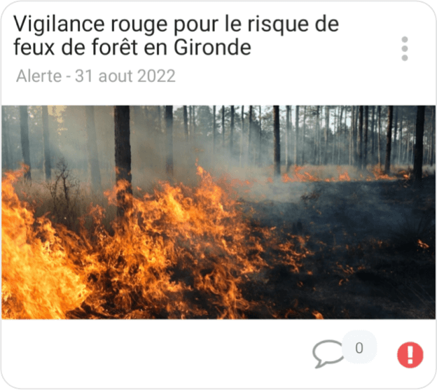 temps réel alerte